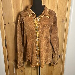 NWOT POL Button up shacket
